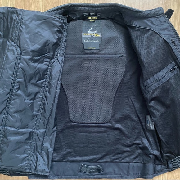 Scorpion Exo Skeletal Protection Get Stung Leather Motorcycle Jacket Liner XL - Picture 8 of 16